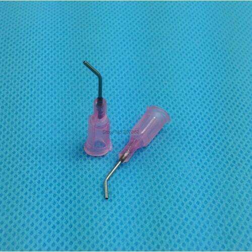 50pk 20gauge 45degree-prebent 1/2-inch Blunt Needle Dispense Tip ,Glue Dispensing Needle