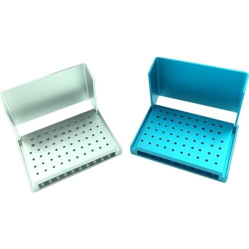 58 Holes Dental Bur Holder Disinfection Carbide Burs Block Drills Case Box Dentist Products Lab