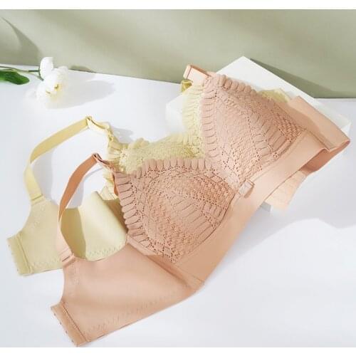 Seamless Wireless Lace Maternity Nursing Bras 2021 Summer Fashion Breastfeeding Underwear for Pregnant Women Lacation Mother Bra