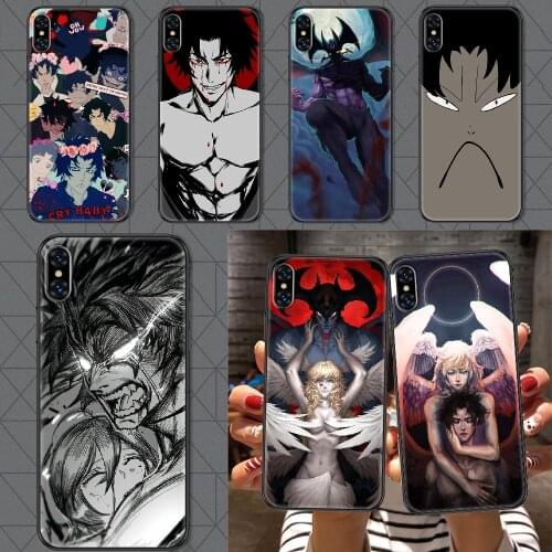 DEVILMAN Crybaby Anime Phone Case Cover Hull For iphone 5 5s se 2 6 6s 7 8 12 mini plus X XS XR 11 PRO MAX black pretty bumper