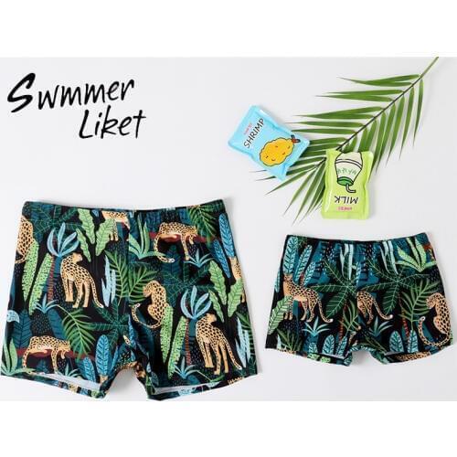 Print childrens swimwear 2020 Summer beachwear children Boy sports swimsuit children Bathing suit Plus size Swimming bathers
