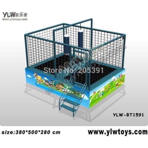 Kids mini jumping trampoline bed