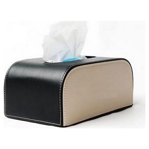 For A/udi A4L A6L Q5 Q3 Towel Napkin Tissue Holder Car Home Tissue storage Box Container Paper Rack