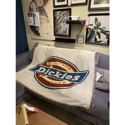 Amercian Style Home Decorative Knitted Blanket Double Slipcover Tassel Blankets for Tablecloth Tapestry Bed Sheet