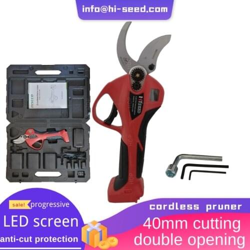 HISEED Lithium battery scissors 32MM SAW electric pruner shear electric tree pruning shears
