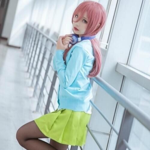 Anime The Quintessential Quintuplets Cosplay Costume Nakano Ichika/nino/miku Cosplay Costumes Halloween Clothes Set For Women