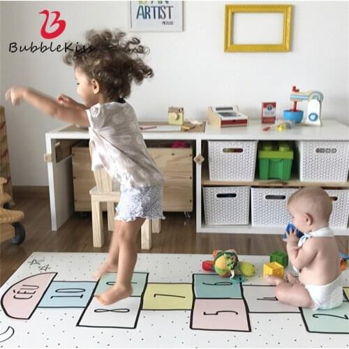 Bubble Kiss Children Room Carpet for Bedroom Anti Slip Baby Creeping Play Rug Cartoon Crawling Mat Carpet Game Mat For Toddler