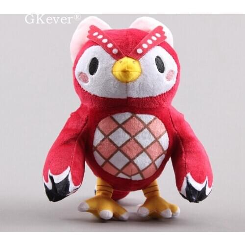 Animal Crossing Celeste 8" Plush Toy Red Owl Cute Stuffed Animal Doll Kids Birthday Gift