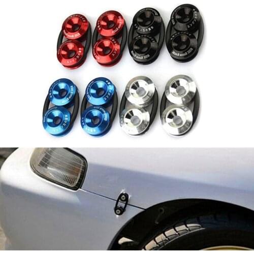 M6 JDM Fasteners Kit Car Modified Hex Fasteners Fender Washer Bumper Engine Concave Screws Car-styling studs nuts accessories