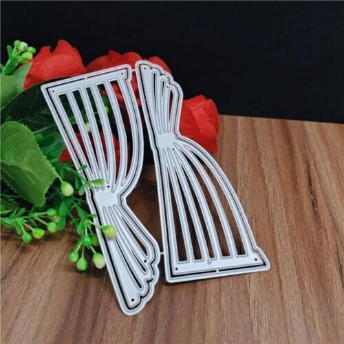 Curtain Metal Cutting Dies Stencils for DIY Scrapbooking Photo Album Decorative Embossing DIY Paper Cards