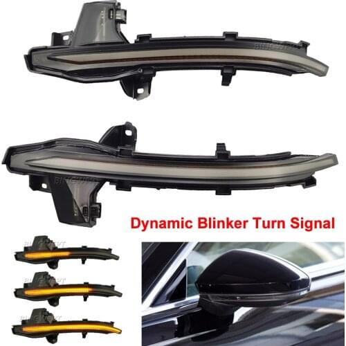 Flowing Water Flashing Mirror Lamp Dynamic Blinker LED Turn Signal Light For Audi A6 C8 4K A7 4K8 A8 D5 2018 2019 2020