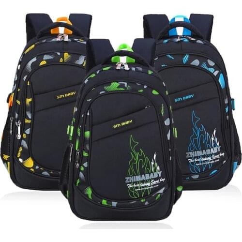 Mochilas Infantis Childrens Orthopedic School Bags For Boys High-quality Nylon Lightweight Student Schoolbags Travel Backpack