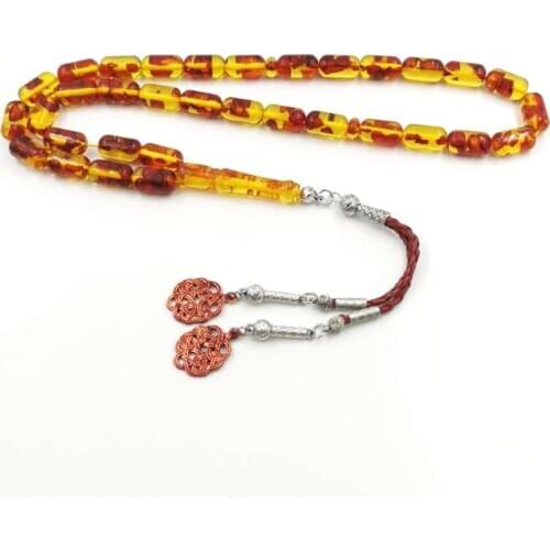 Red Resin Tasbih 33 muslim rosary man prayer beads islamic bracelet gift arabic fashion Misbaha Professional Rosary store masbah