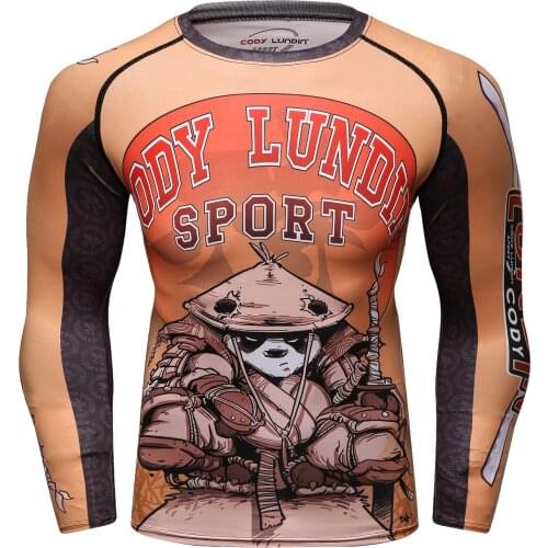 2020 New Long Sleeve Shirts Mma Fight T- Shirt Sports Rash Guard Fighting Pants