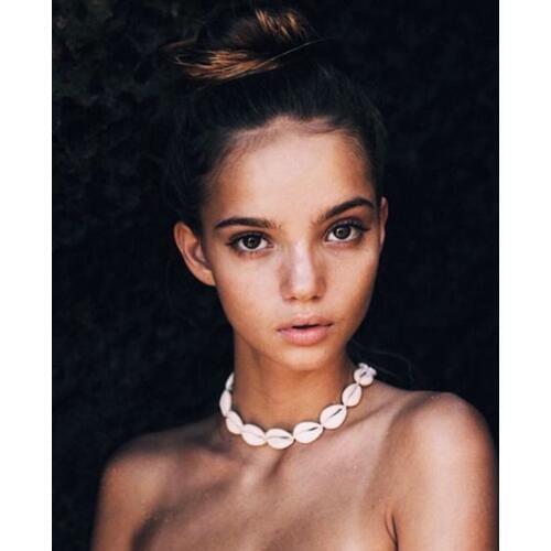 New Boho Sea Shell Choker Necklace Women Natural Shell Jewellery Chocker Simple Neckless For Girls kolye jewellery Gifts