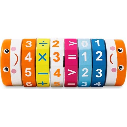 Learning Math Toy Montessori Preschool Alphabetic Educational Counting Game Kid Numbers and Symbols Math Skills Math Blocks Gift