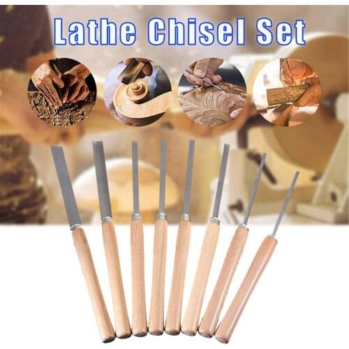 Portable Wood Lathe Chisel Set Professional Quality Woodworking Tools Multifunctional Woodcarving Kit Hand Planes DIYHand Tools