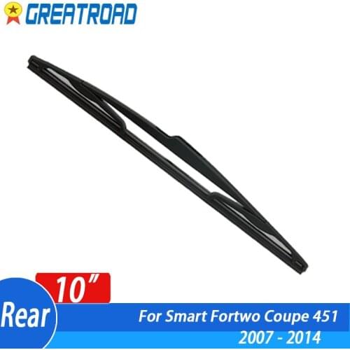 Wiper 10" Rear Wiper Blade For Smart Fortwo Coupe 451 2007 - 2014 Windshield Windscreen Rear Window