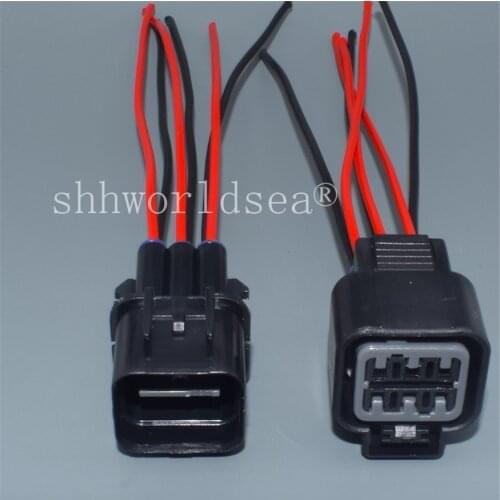 Shhworldsea 1pcs 6 Pin car waterproof Electrical Wire connector automotive headlight 6p Head lamp connector plug PB625-06027