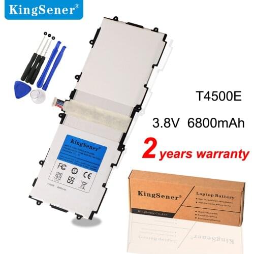 KingSener T4500E T4500C Replacement Battery For Samsung Galaxy Tab 3 10.1 P5200 P5210 P5220 P5213 GT-P5200 SP3081A9H 6800mAh