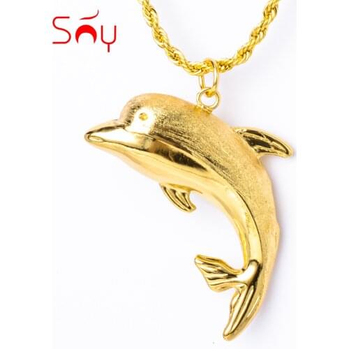 Sunny Jewelry Fashion Necklace/collar Fish Pendant Copper Hollow animal Cute Style For Women Man High Quality Classic Trendy