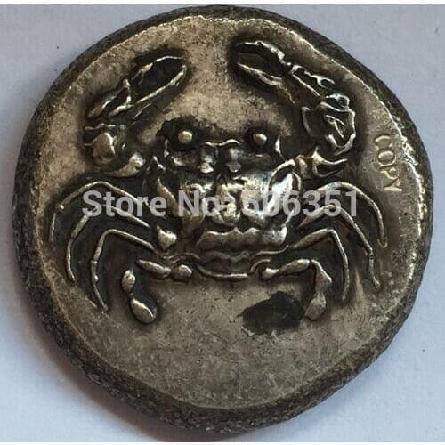 Type:#86 Greek COPY COINS Irregular size