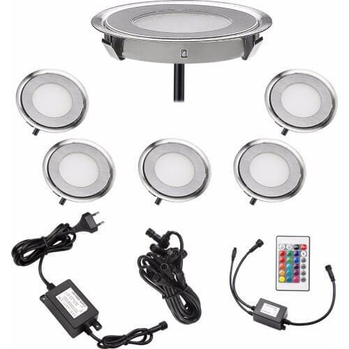 Ultra Thin Waterproof Dustproof Outdoor Garden Lawn Light Led Roadway Exterior Lighting Wall Plant Floor Lamp 6pcs/set B101-6