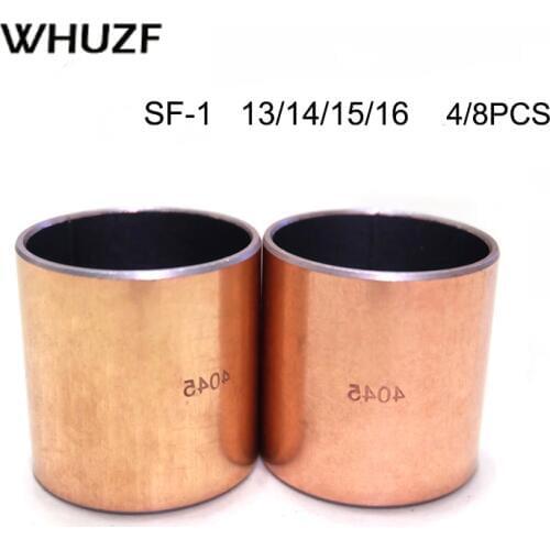 4/8pcs SF-1 13 14 15 16mm 13/14/15/16mm Self Lubricating Composite Bearing Bushing Sleeve SF1 Length 8mm-20mm