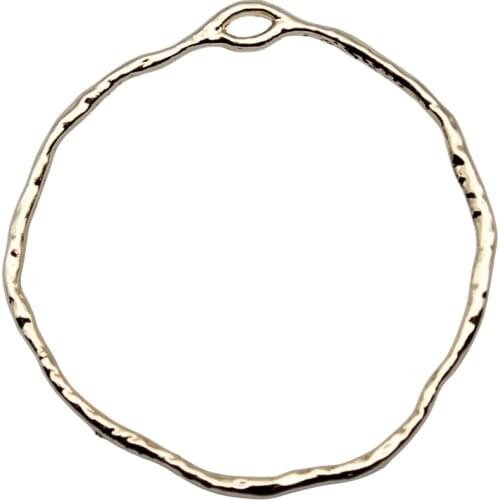 WYSIWYG 10pcs 34x35mm Charms Geometric High Quality KC Gold Pendant Charms For Earring Making DIY Jewelry Accessories