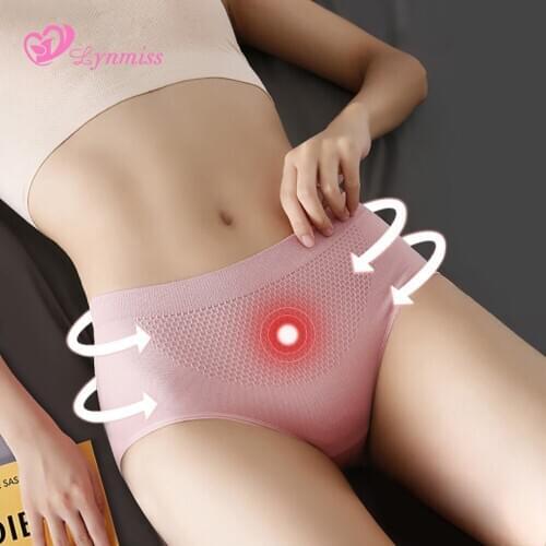 Lynmiss Honeycomb Women Panties Period Warm Panties Female Underwear Womens Panties Push Up Sexy Lingerie Cotton Briefs