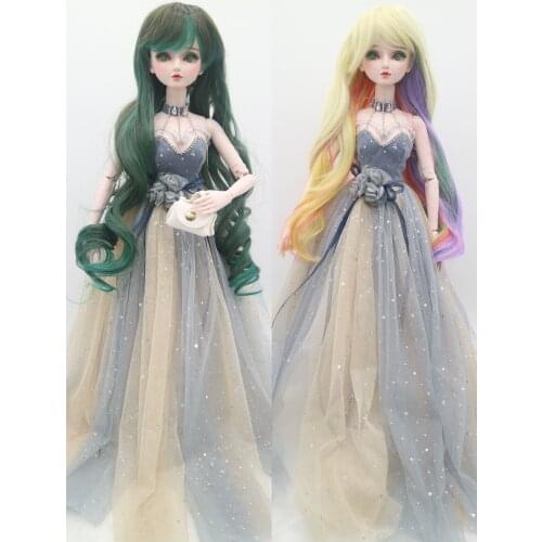 1/3 Female BJD doll Handmade customized Plastic fashion doll 56cm joint movable doll selling doll and clothes wig