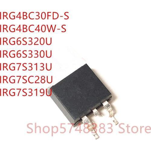 10PCS/LOT IRG4BC30FD-S IRG4BC40W-S IRG6S320U IRG6S330U IRG7S313U IRG7SC28U IRG7S319U TO-263