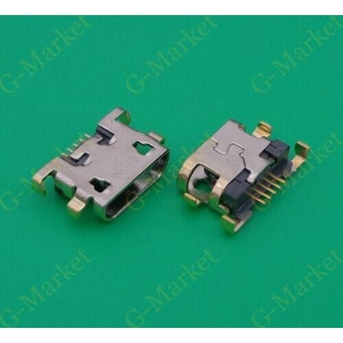 10pcs Micro USB jack Mini Charging socket connector For lenovo A798T A590 A808 A706T A670T S890 S820 S880 A710E,etc