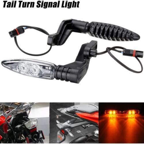 2pcs Rear Long type LED Turn Signal Indicator Light Motorcycle Bike For BMW S1000RR R1200GS ADVENTURE K1300 R R800GS F 800 R