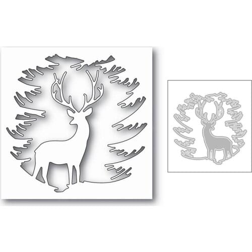 2020 New Christmas Animal Metal Cutting Dies For DIY Cut Paper Craft Making Elk Decoration Greeting Card Scrapbooking No Stamps