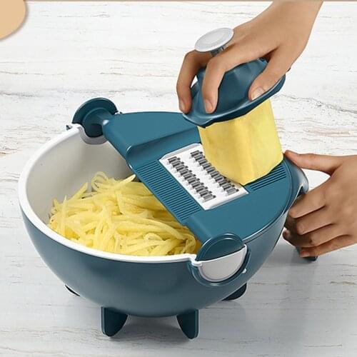2021 Multifunctional Vegetable Slicer Household Potato Slicer Potato Chip Slicer Radish Grater Kitchen Tools Vegetable Cutter