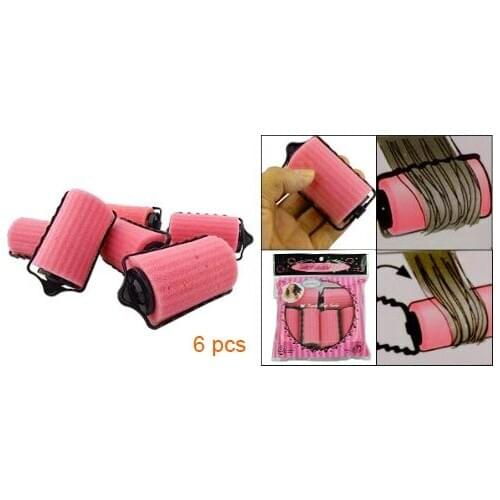6 PCS ic Hair Care Roller Style Sponge Curlers For Girl Ladies