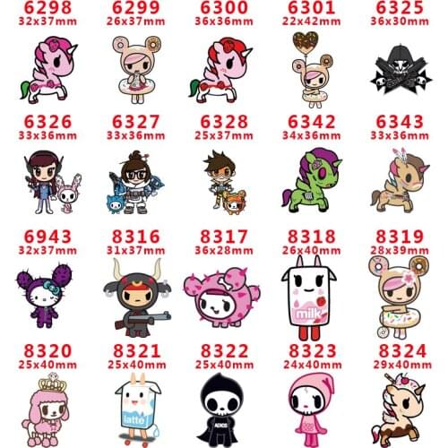 Free shipping 30 pcs cartoon character planar resin PR 6298