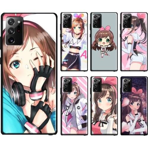 Kizuna Ai Case For Samsung Galaxy S10 Plus S8 S9 S20 FE Note10 Plus Note9 Note20 S21 Ultra Cover Bag