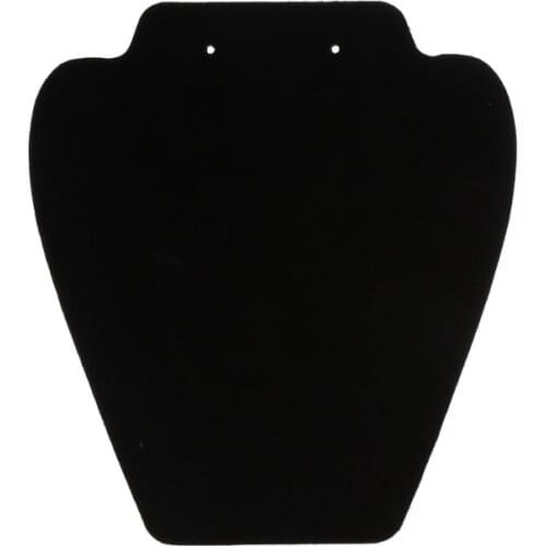 CPDD 7.5inches Black Velvet Earrings Necklaces Jewelry Organizers Displays Stand with Reinforced Bracket Jewelry Holder Racks