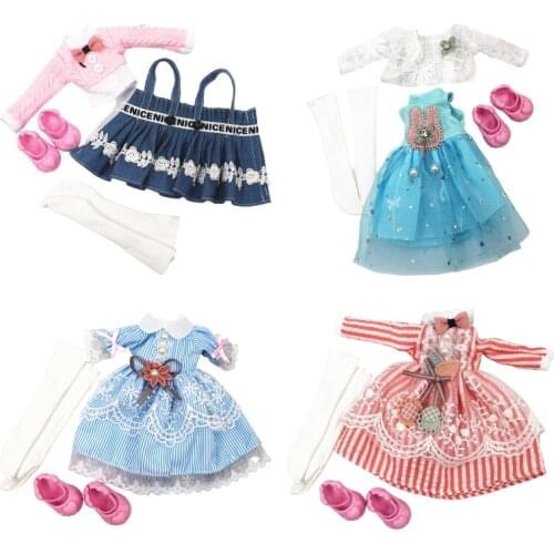 Exquisite Doll Clothes Handmade High Quality Doll Accessories For Barbi Blyth 30cm Doll
