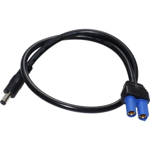 EC5 to DC connector Power 500mm 15AWG EC5 to DC5525 Coax Adapter Cable for Car JumStarter Emergency