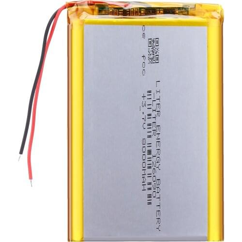 Liter energy battery 126090 3.7V lithium polymer battery 8000mah DIY mobile emergency power charging treasure battery