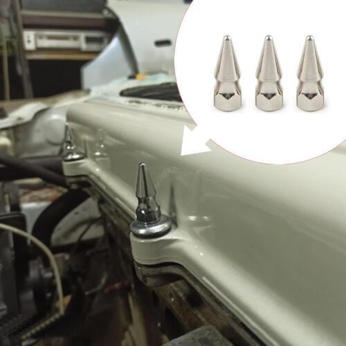 M6X1.0 Chrome Spikes Bolt JDM Style Spiked Valve Cover Engine Bay Dress Up Washer Kit For Honda Engine H23A1