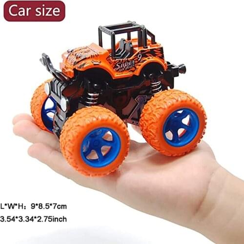 Car Toy Mad Truck Mini RC Model High 4WD Auto Diecast Dual Inertia Off Road Vehicles Simulation Fun For Child Kid Toys Gift