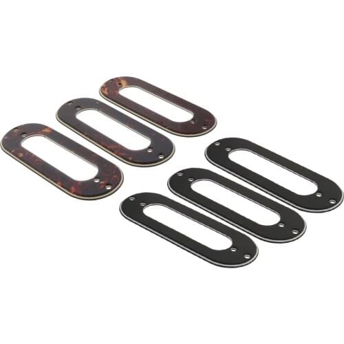 3pcs Metal Single Coil Pickup Mounting Ring for ST Style Guitar Replacements