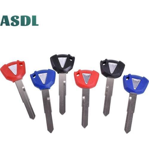 Motorcycle Uncut Blade Blank Key Embryo Left & Right Single Slot For Suzuki Uncut Blade Keys Chip #a