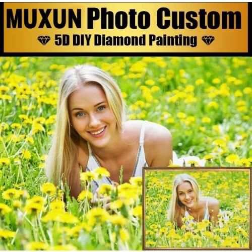 Photo Custom Own 5D Diy Diamond Painting Cross Stitch Kit Full Drill Embroidery Mosaic Art Picture Of Rhinestones Gift Decor