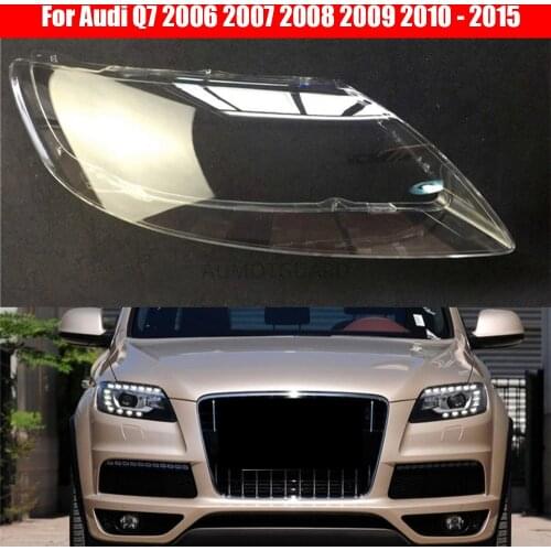 Car Headlamp Lens For Audi Q7 2006 2007 2008 2009 2010 2011 2012 2013 2014 2015 Car Headlight Headlamp Lens Auto Shell Cover