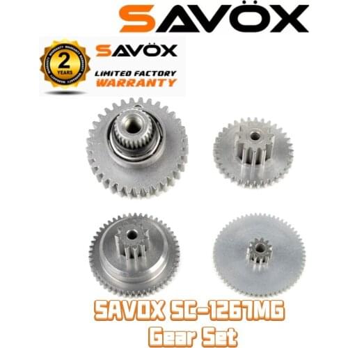 Original SAVOX SC-1267MG Gear Set High Torque Titanium Gear Servo SAVOX 1267 Including bearings